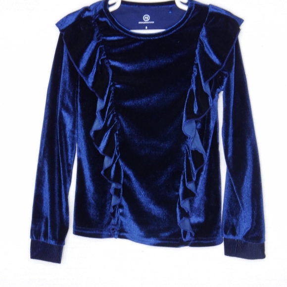 Adriano Goldschmied Girls 6 Velvet Top - Picture 1 of 5